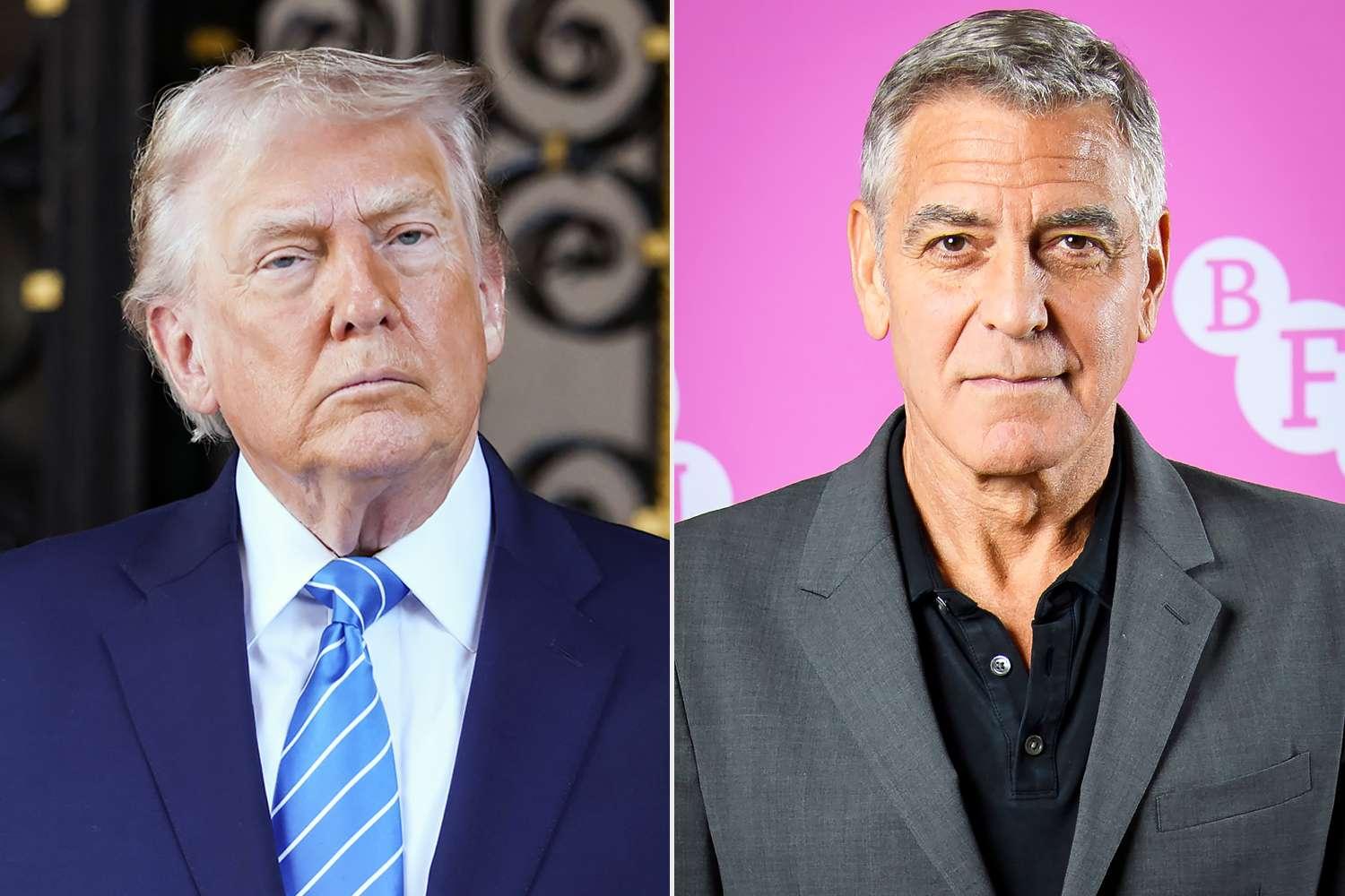 George Clooney Becomes French: Trump Fires Back on Social Media